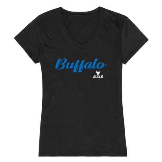 SUNY University at Buffalo Bulls Womens Script Tee T-Shirt-Campus-Wardrobe