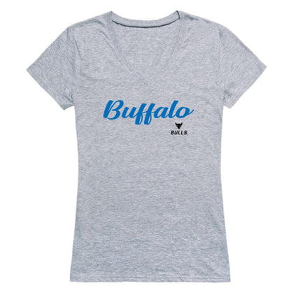 SUNY University at Buffalo Bulls Womens Script Tee T-Shirt-Campus-Wardrobe