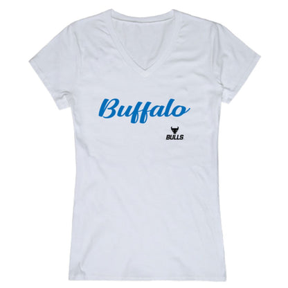 SUNY University at Buffalo Bulls Womens Script Tee T-Shirt-Campus-Wardrobe