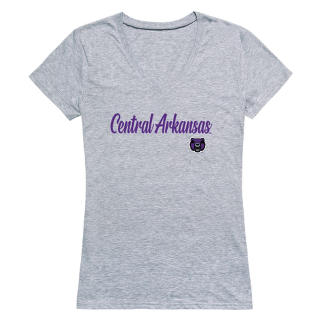 UCA University of Central Arkansas Bears Womens Script Tee T-Shirt-Campus-Wardrobe