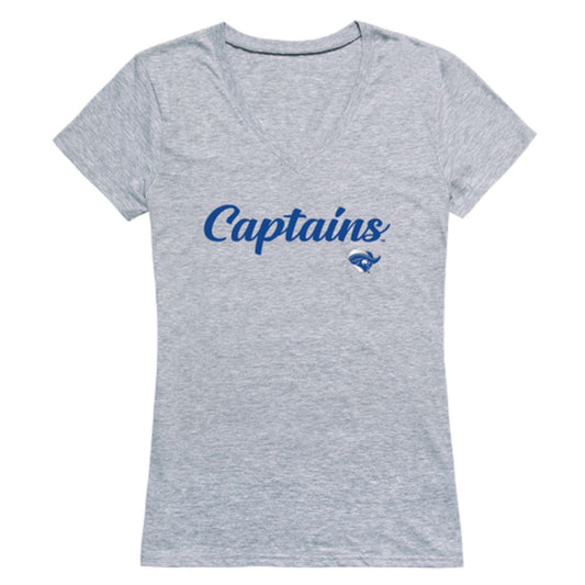 Mouseover Image, CNU Christopher Newport University Captains Womens Script Tee T-Shirt-Campus-Wardrobe