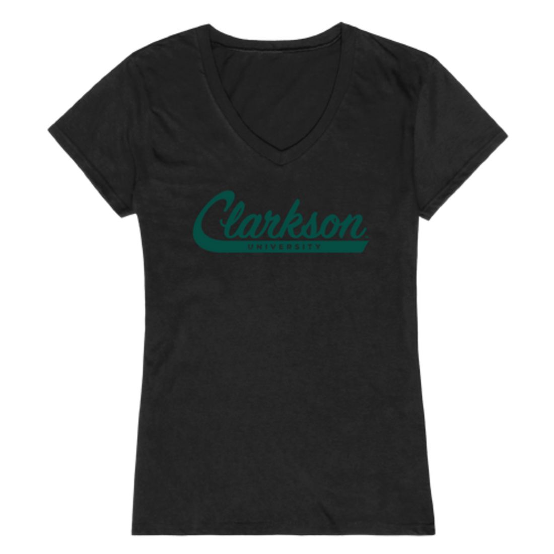 Clarkson Universityen Knights Womens Script Tee T-Shirt-Campus-Wardrobe