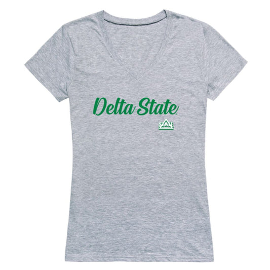 Mouseover Image, DSU Delta State University Statesmen Womens Script Tee T-Shirt-Campus-Wardrobe