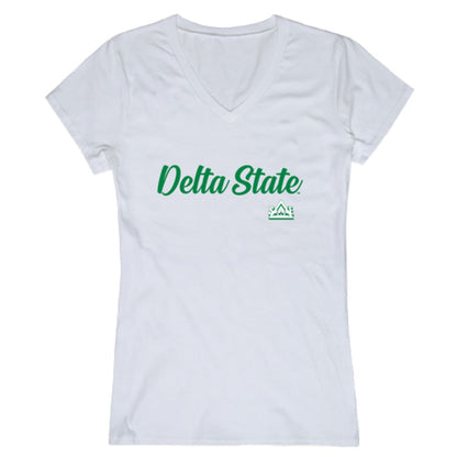 DSU Delta State University Statesmen Womens Script Tee T-Shirt-Campus-Wardrobe