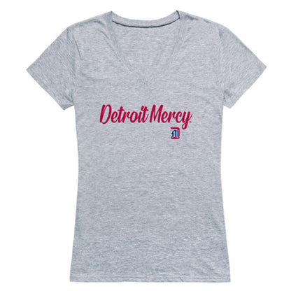 UDM University of Detroit Mercy Titans Womens Script Tee T-Shirt-Campus-Wardrobe