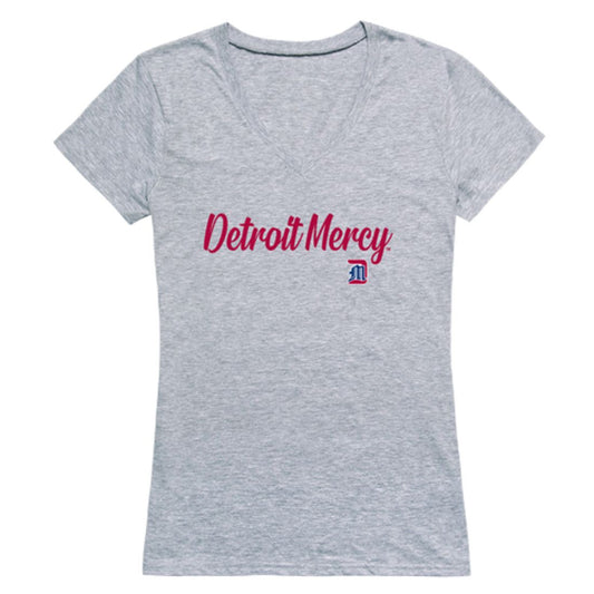 Mouseover Image, UDM University of Detroit Mercy Titans Womens Script Tee T-Shirt-Campus-Wardrobe