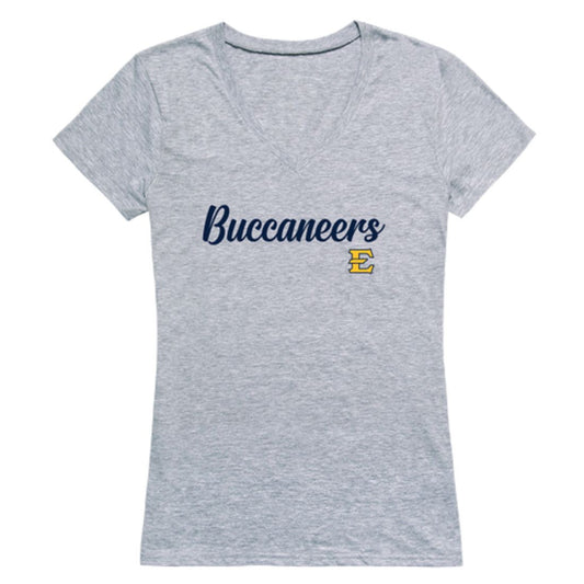 ETSU East Tennessee State University Buccaneers Womens Script Tee T-Shirt-Campus-Wardrobe