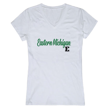 EMU Eastern Michigan University Eagles Womens Script Tee T-Shirt-Campus-Wardrobe