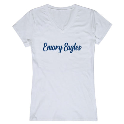Emory University Eagles Womens Script Tee T-Shirt-Campus-Wardrobe