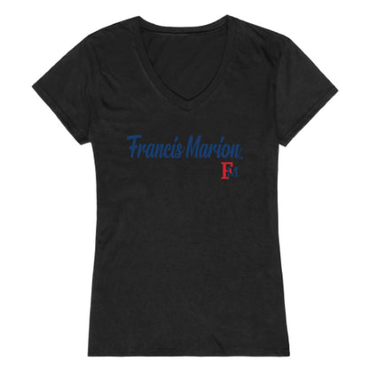 FMU Francis Marion University Patriots Womens Script Tee T-Shirt-Campus-Wardrobe