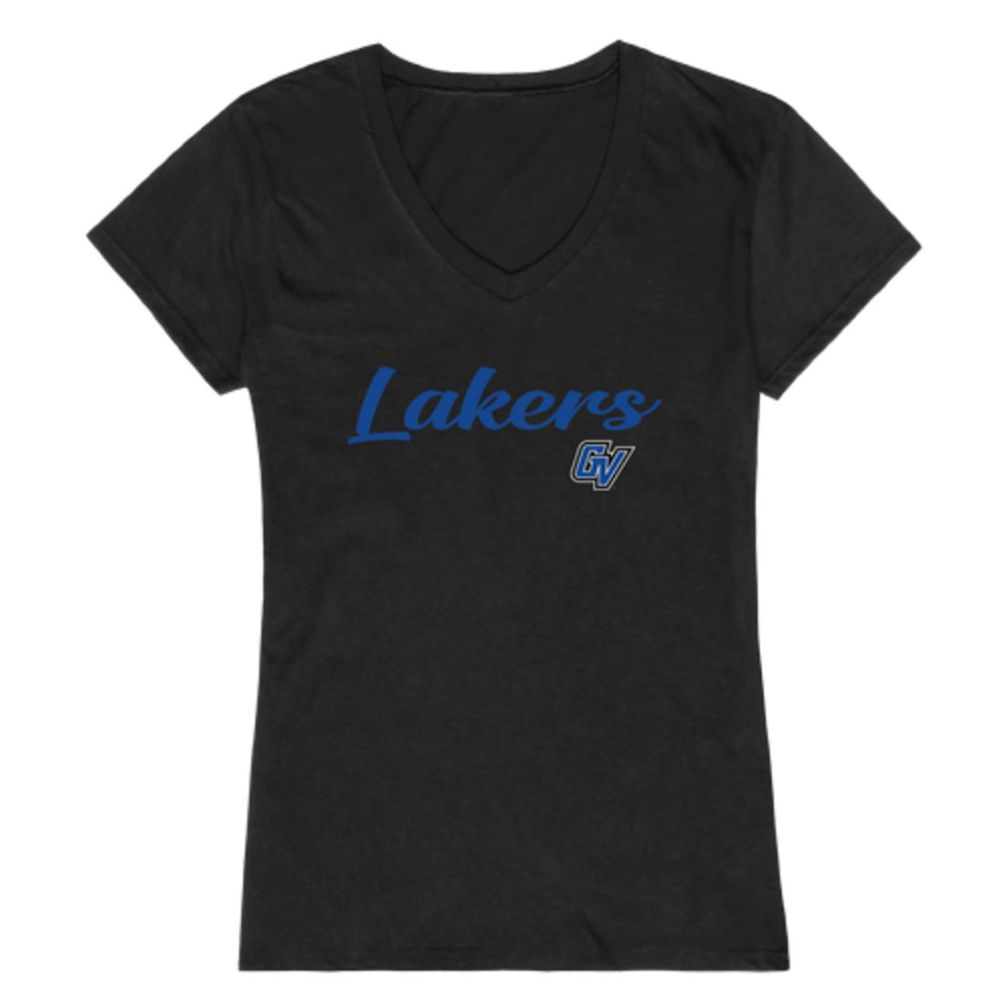 GVSU Grand Valley State University Lakers Womens Script Tee T-Shirt-Campus-Wardrobe