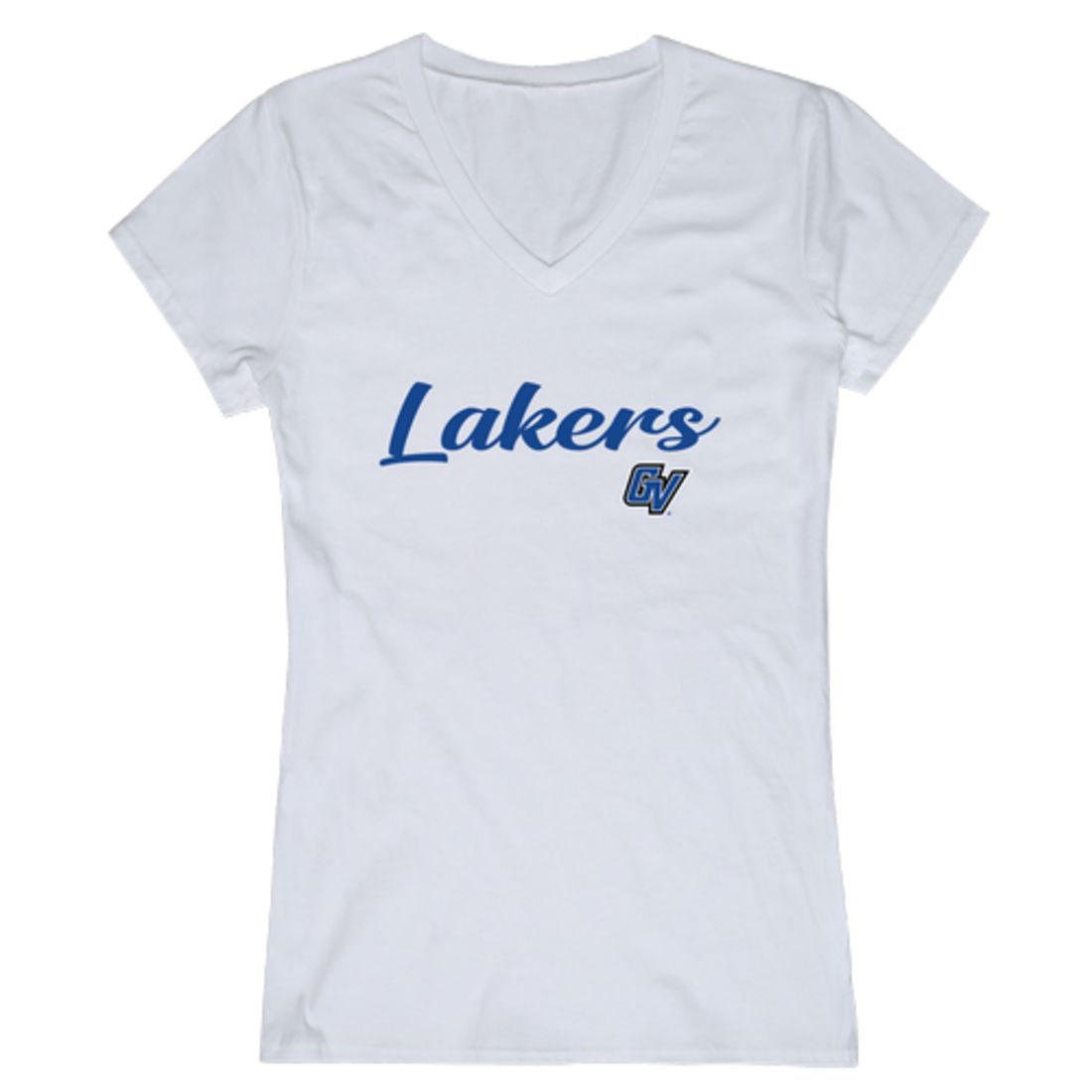 GVSU Grand Valley State University Lakers Womens Script Tee T-Shirt-Campus-Wardrobe