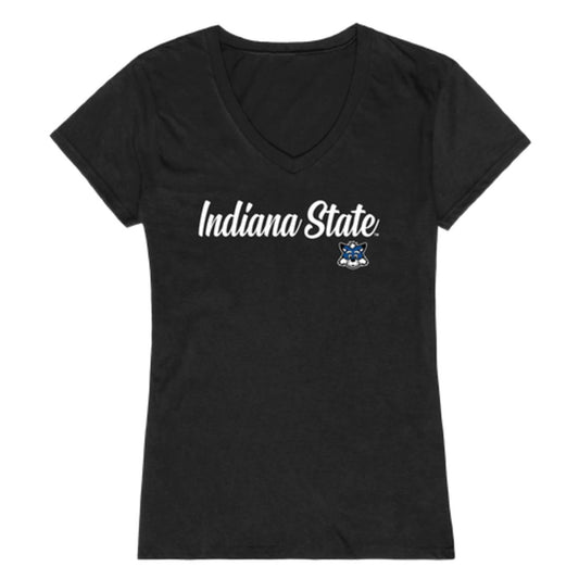 ISU Indiana State University Sycamores Womens Script Tee T-Shirt-Campus-Wardrobe