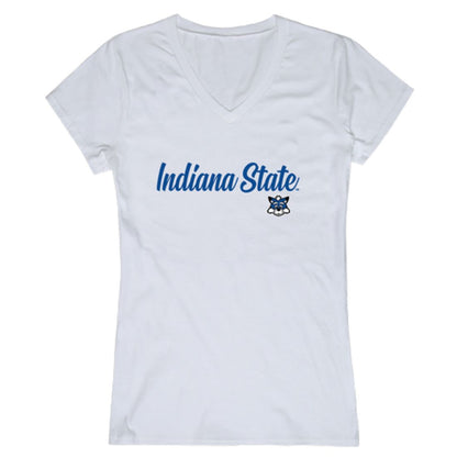 ISU Indiana State University Sycamores Womens Script Tee T-Shirt-Campus-Wardrobe