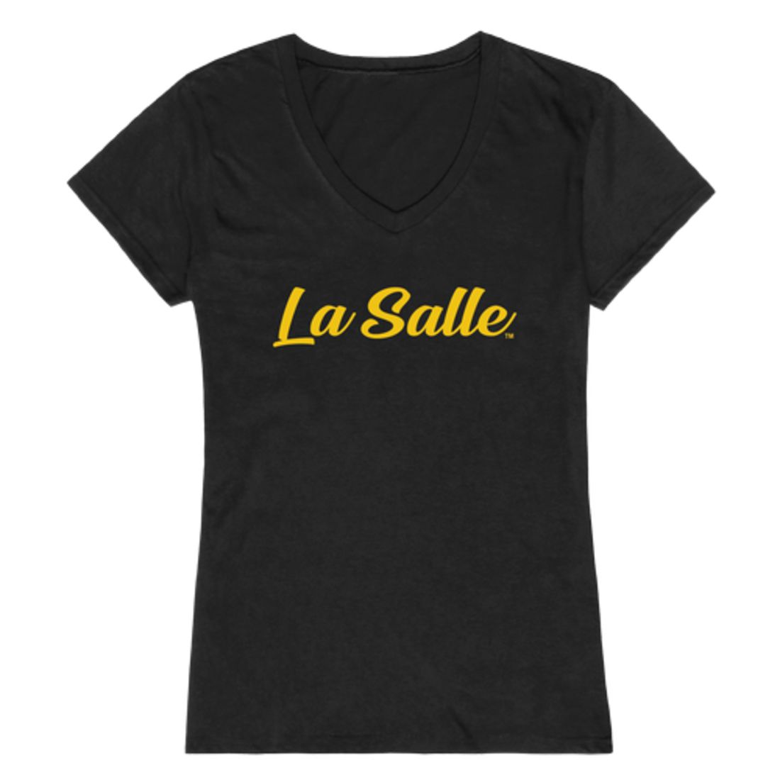 La Salle University Explorers Womens Script Tee T-Shirt-Campus-Wardrobe