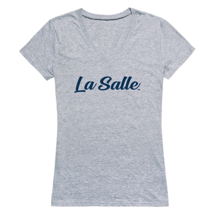 La Salle University Explorers Womens Script Tee T-Shirt-Campus-Wardrobe