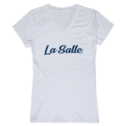 La Salle University Explorers Womens Script Tee T-Shirt-Campus-Wardrobe