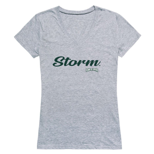 Mouseover Image, Lake Erie College Storm Womens Script Tee T-Shirt-Campus-Wardrobe