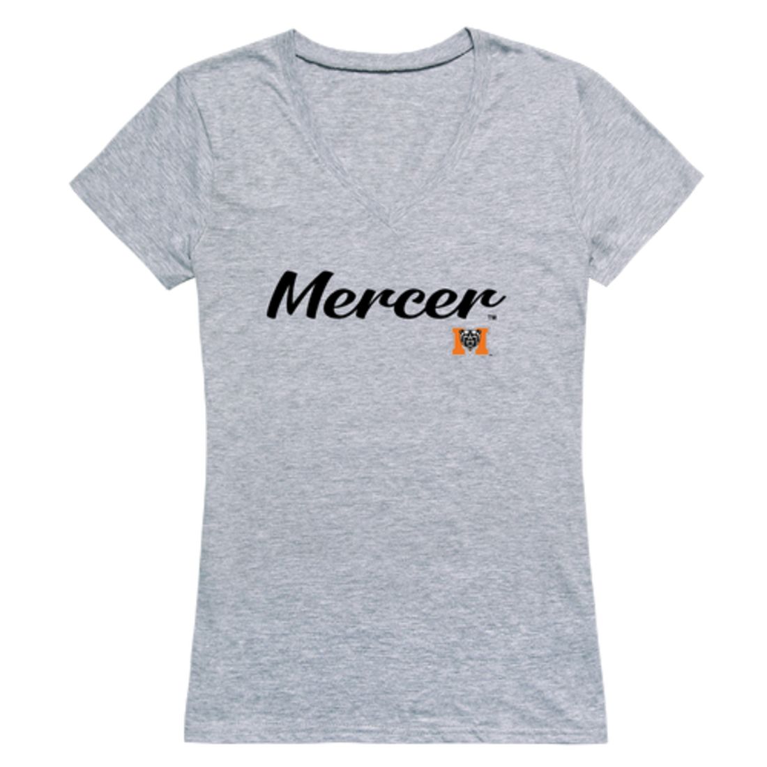 Mercer University Bears Womens Script Tee T-Shirt-Campus-Wardrobe
