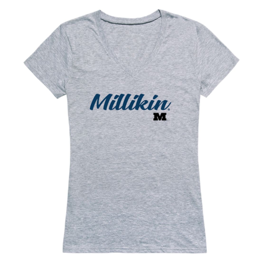 Millikin University Big Womens Script Tee T-Shirt-Campus-Wardrobe