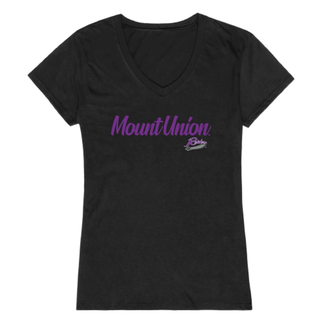 University of Mount Union Raiders Womens Script Tee T-Shirt-Campus-Wardrobe