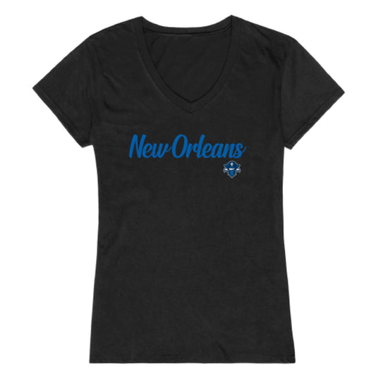 UNO University of New Orleans Privateers Womens Script Tee T-Shirt-Campus-Wardrobe