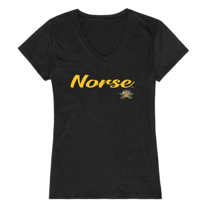 NKU Northern Kentucky University Norse Womens Script Tee T-Shirt-Campus-Wardrobe