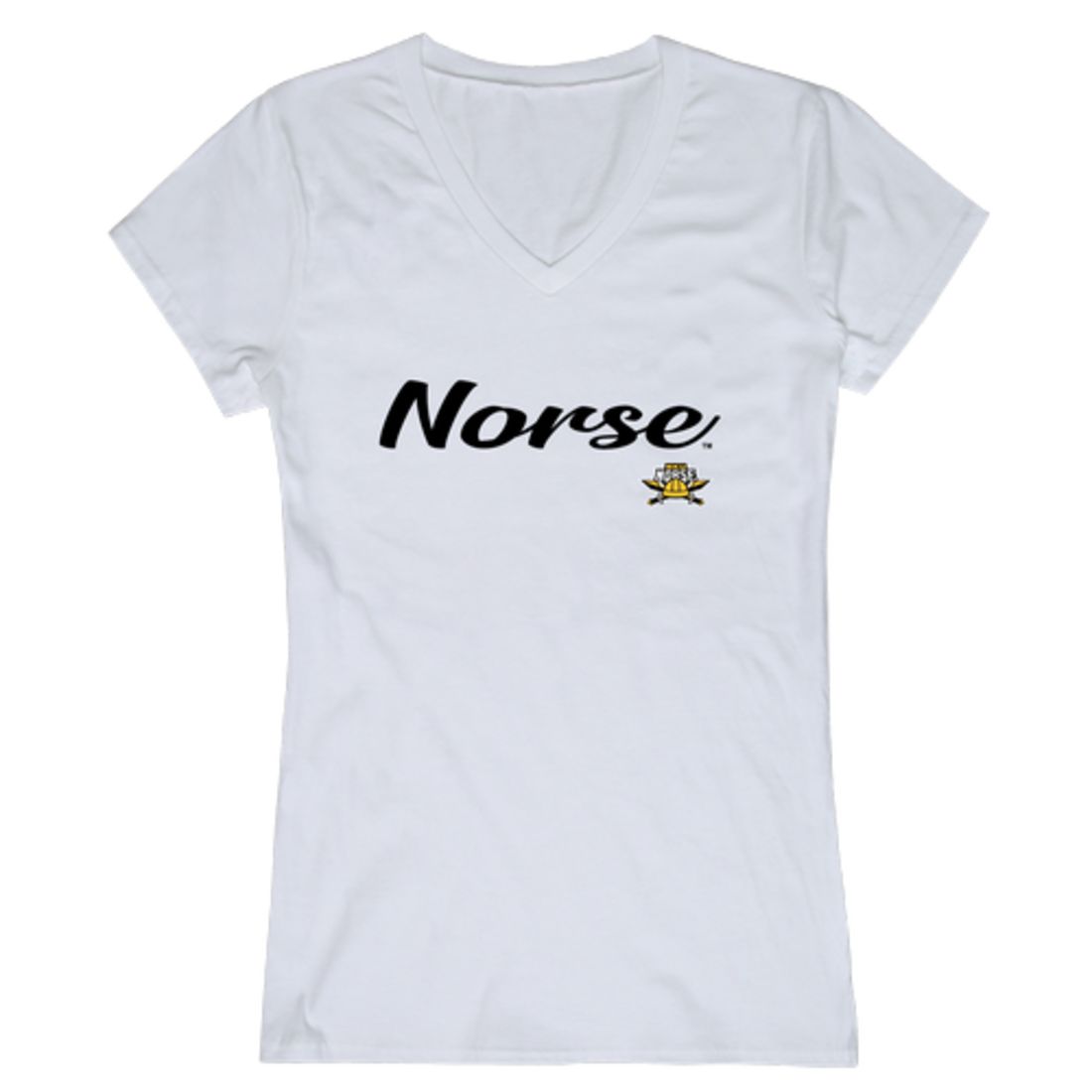 NKU Northern Kentucky University Norse Womens Script Tee T-Shirt-Campus-Wardrobe