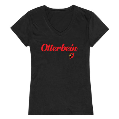 Otterbein Universitys Womens Script Tee T-Shirt-Campus-Wardrobe