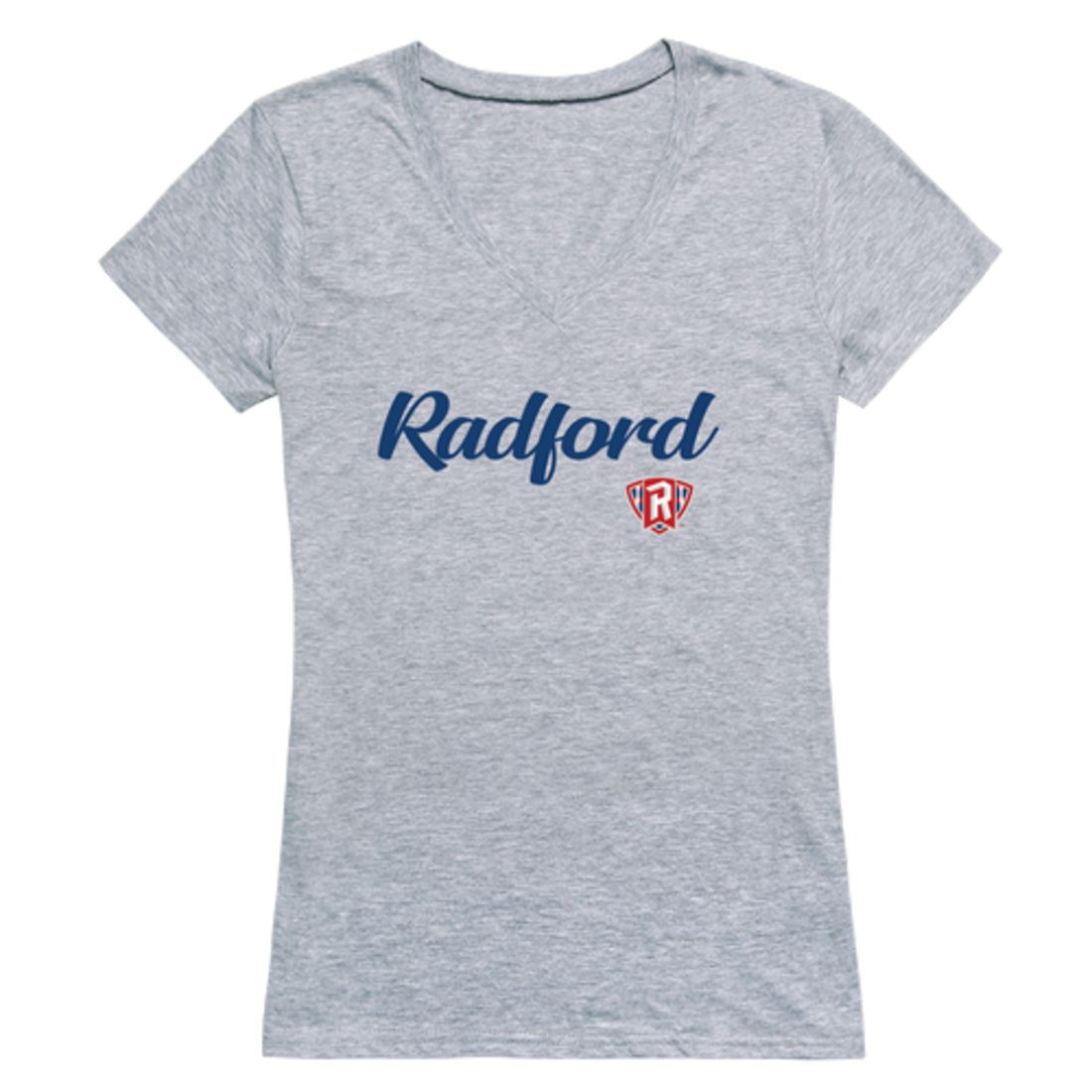 Radford University Highlanders Womens Script Tee T-Shirt-Campus-Wardrobe
