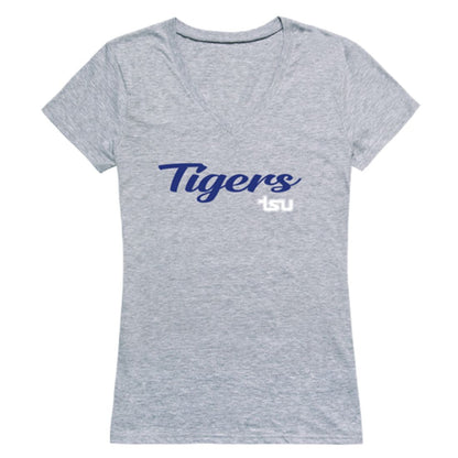 TSU Tennessee State University Tigers Womens Script Tee T-Shirt-Campus-Wardrobe