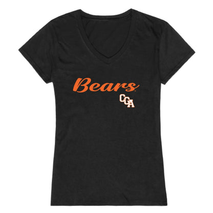 USCGA United States Coast Guard Academy Bears Womens Script Tee T-Shirt-Campus-Wardrobe