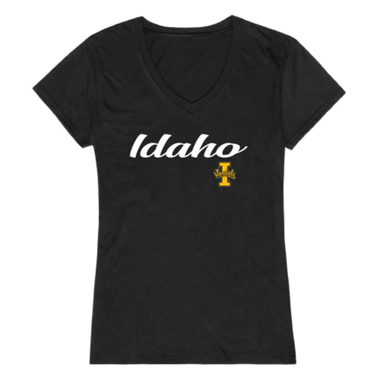University of Idaho Vandals Womens Script Tee T-Shirt-Campus-Wardrobe