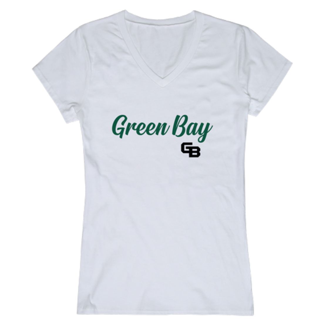 UWGB University of Wisconsin-Green Bay Phoenix Womens Script Tee T-Shirt-Campus-Wardrobe