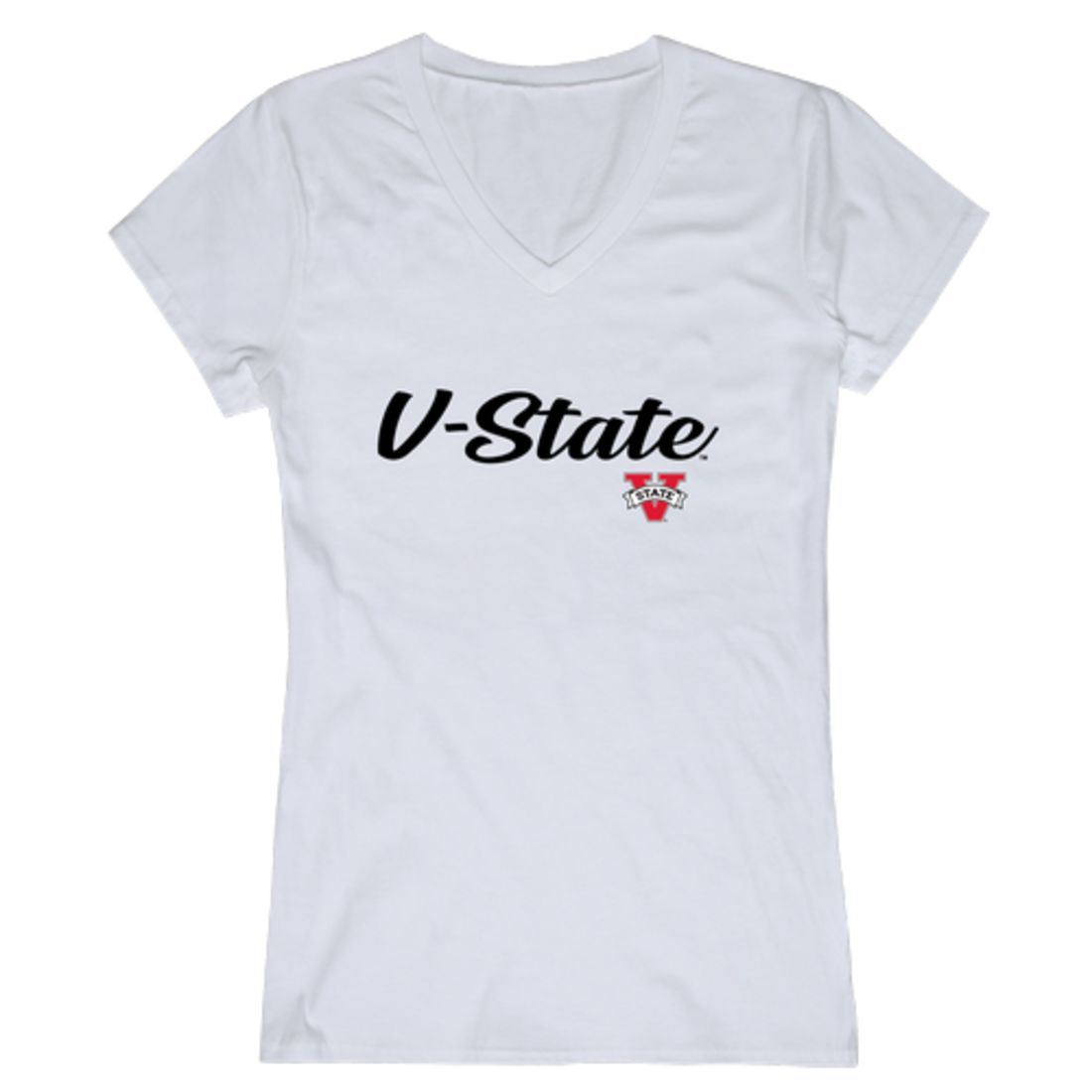 Valdosta V-State University Blazers Womens Script Tee T-Shirt-Campus-Wardrobe