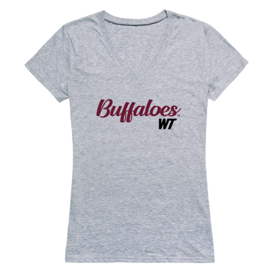 WTAMU West Texas A&M University Buffaloes Womens Script Tee T-Shirt-Campus-Wardrobe