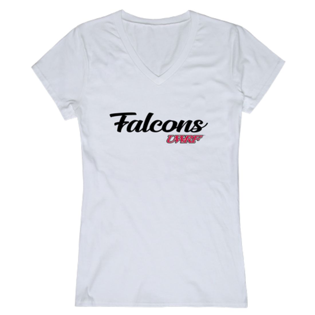 UWRF University of Wisconsin River Falls Falcons Womens Script Tee T-Shirt-Campus-Wardrobe
