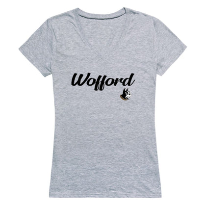 Wofford College Terriers Womens Script Tee T-Shirt-Campus-Wardrobe