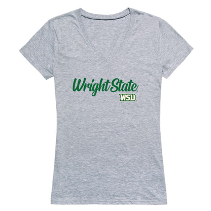 Wright State University Raiders Womens Script Tee T-Shirt-Campus-Wardrobe