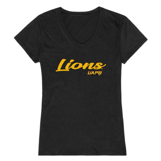 UAPB University of Arkansas Pine Bluffen Lions Womens Script Tee T-Shirt-Campus-Wardrobe