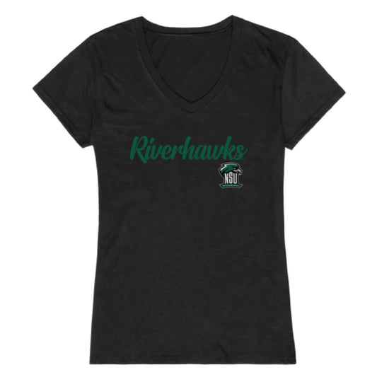 NSU Northeastern State University RiverHawks Womens Script Tee T-Shirt-Campus-Wardrobe