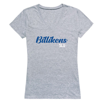 SLU Saint Louis University Billikens Womens Script Tee T-Shirt-Campus-Wardrobe