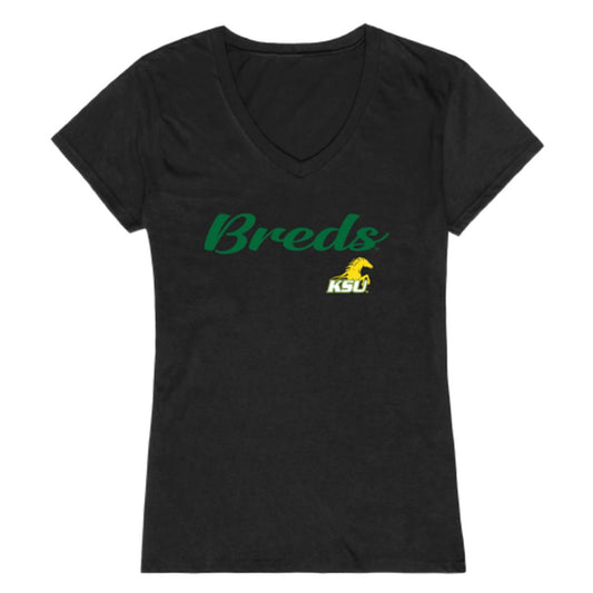 KYSU Kentucky State University Thorobreds Womens Script Tee T-Shirt-Campus-Wardrobe