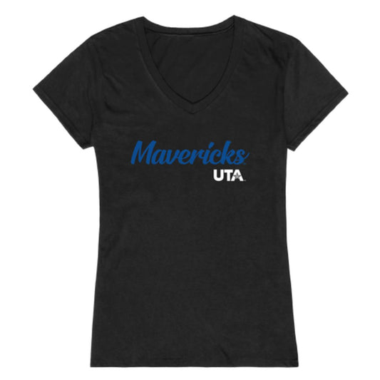 UTA University of Texas at Arlington Mavericks Womens Script Tee T-Shirt-Campus-Wardrobe