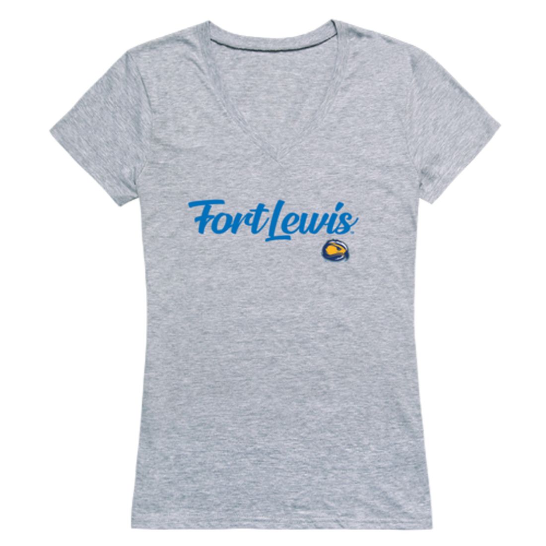 FLC Fort Lewis College Skyhawks Womens Script Tee T-Shirt-Campus-Wardrobe
