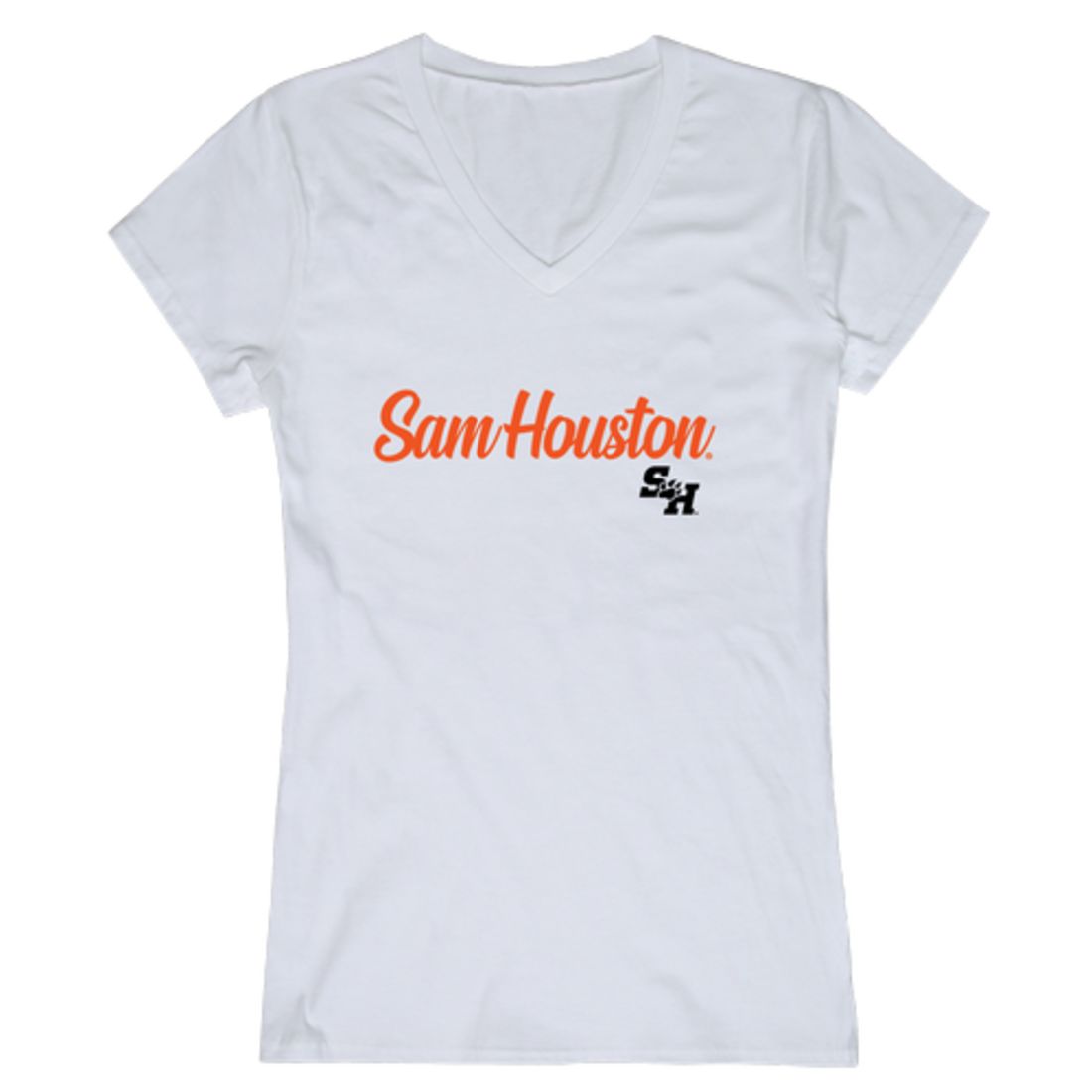 Sam Houston State University Bearkat Womens Script Tee T-Shirt-Campus-Wardrobe