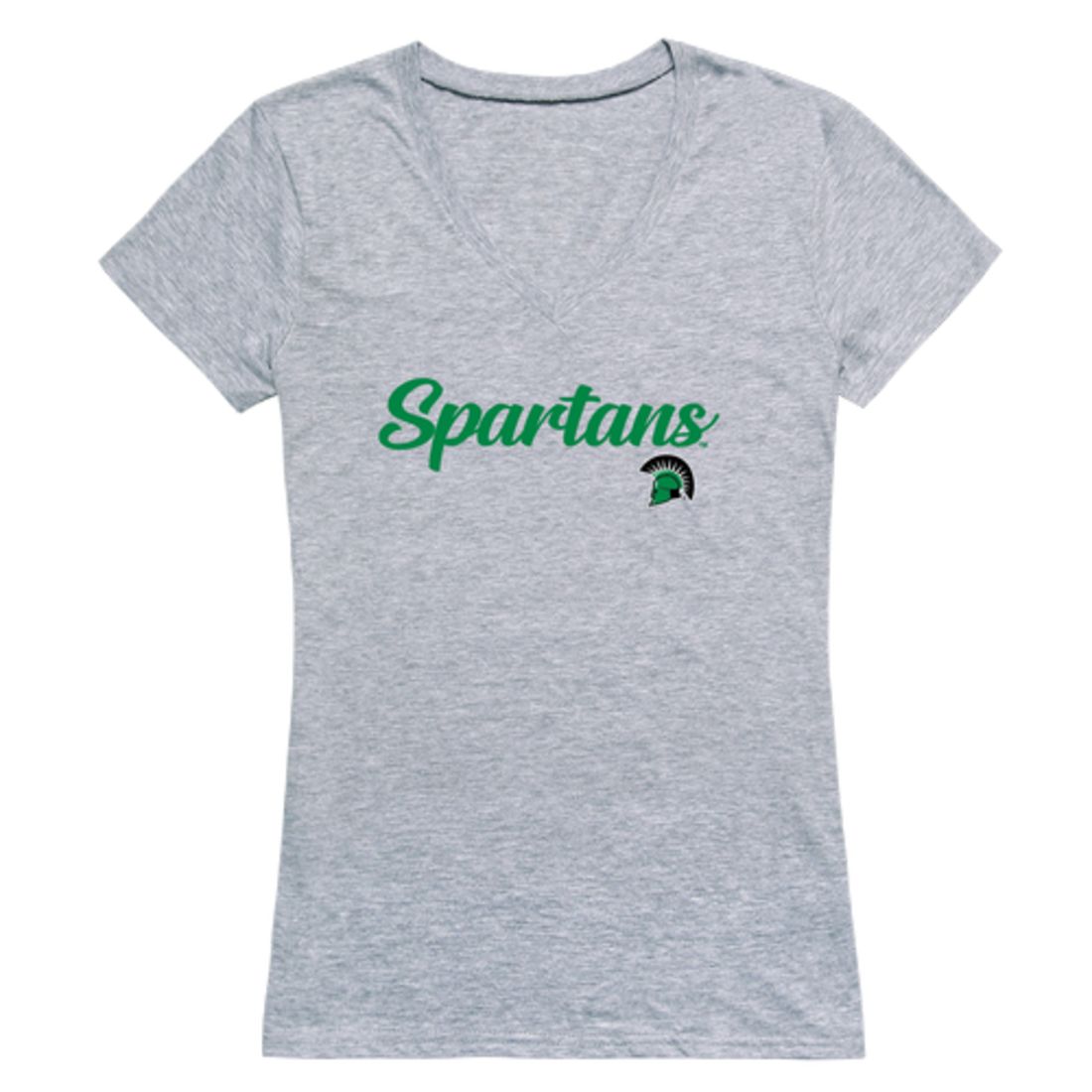 USC University of South Carolina Upstate Spartans Womens Script Tee T-Shirt-Campus-Wardrobe
