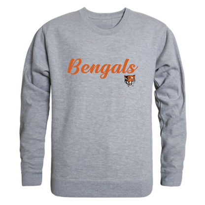 SUNY Buffalo State College Bengals Script Crewneck Pullover Sweatshirt Sweater Black-Campus-Wardrobe