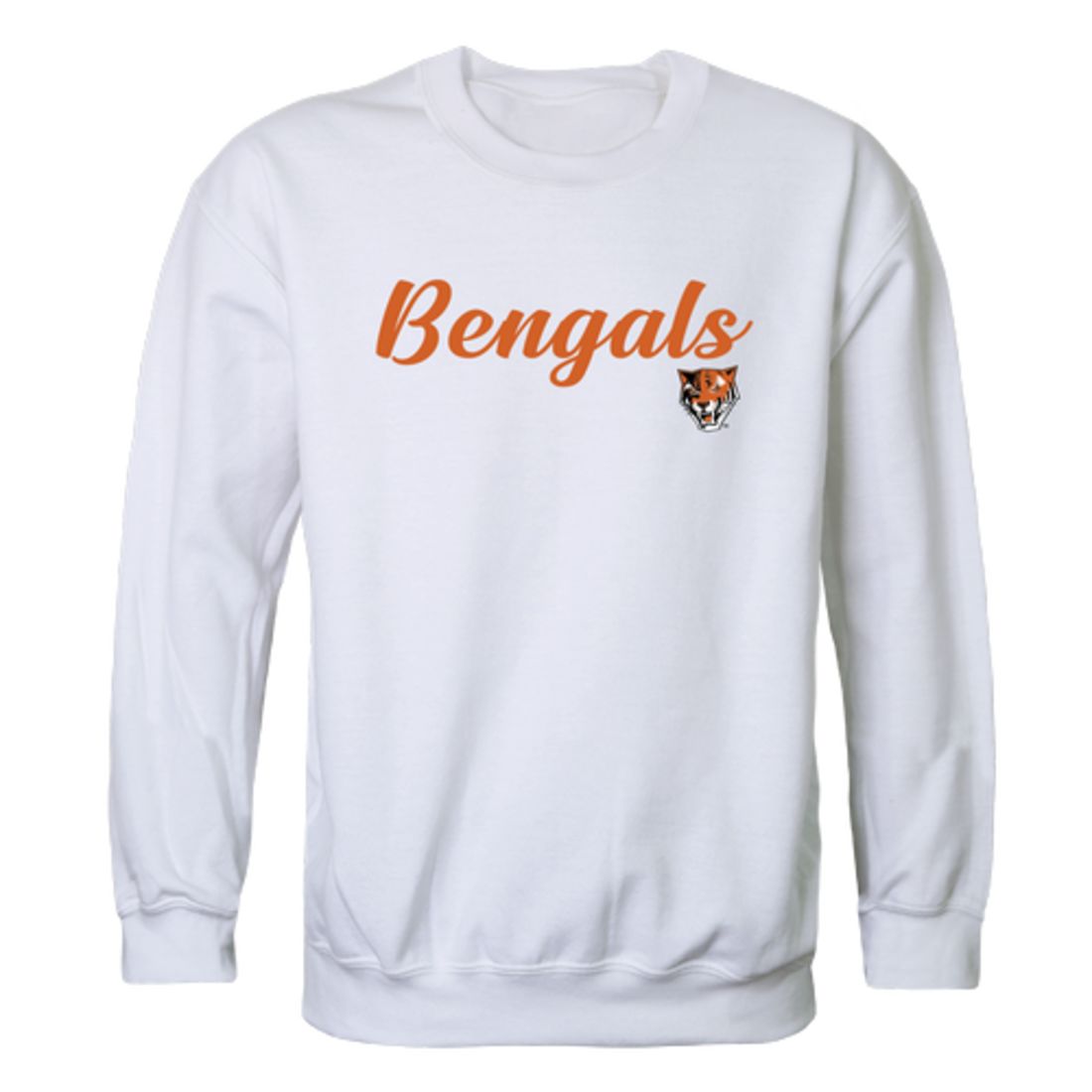 SUNY Buffalo State College Bengals Script Crewneck Pullover Sweatshirt Sweater Black-Campus-Wardrobe