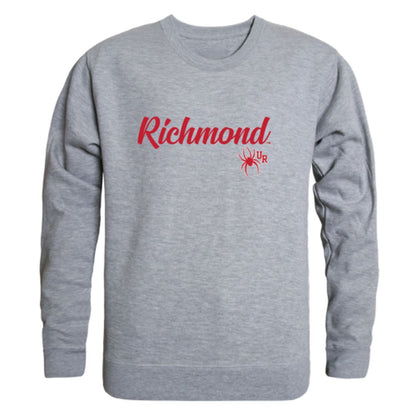 University of Richmond Spiders Script Crewneck Pullover Sweatshirt Sweater Black-Campus-Wardrobe